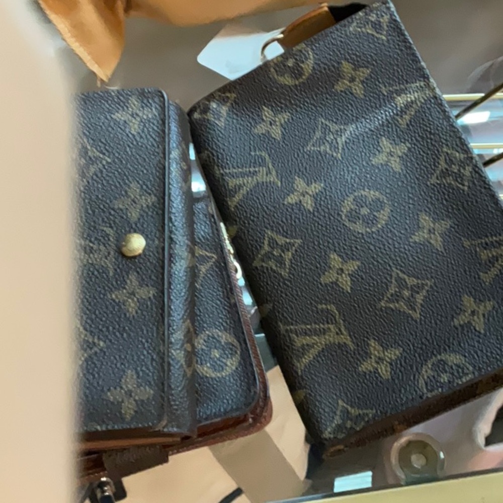 Louis Vuitton Brown and Gold Monogram Wallet